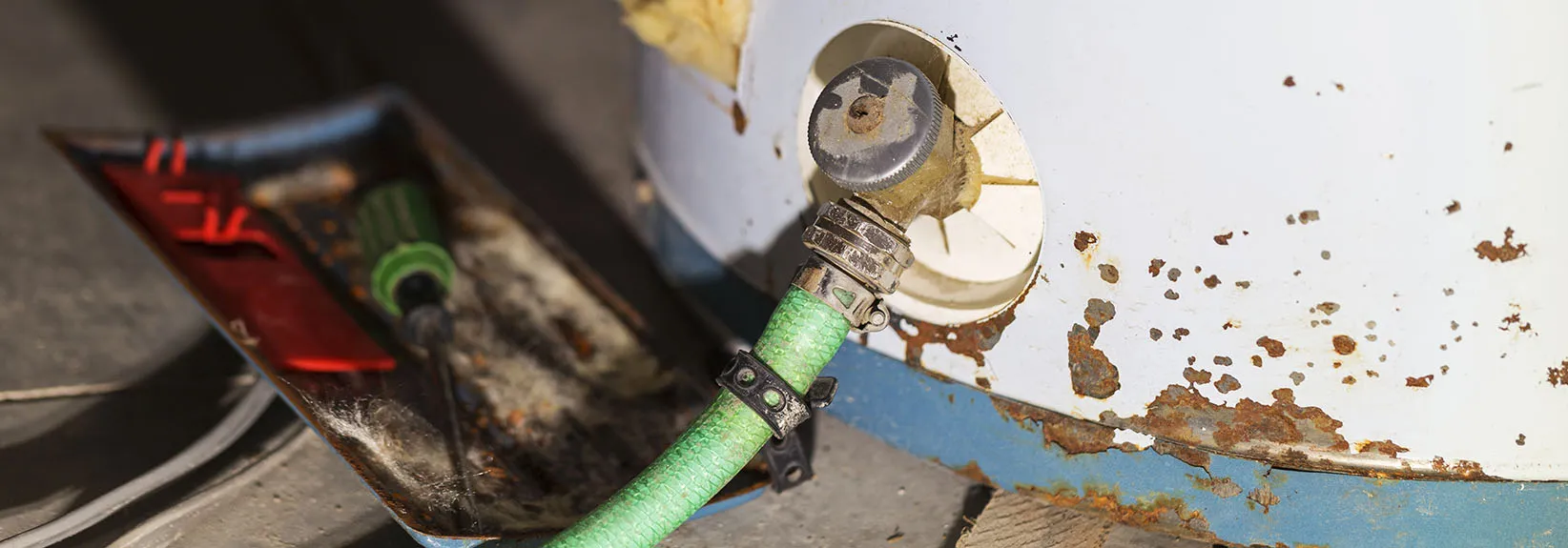 What to Do When Your Water Heater is Rusty Underneath blog image